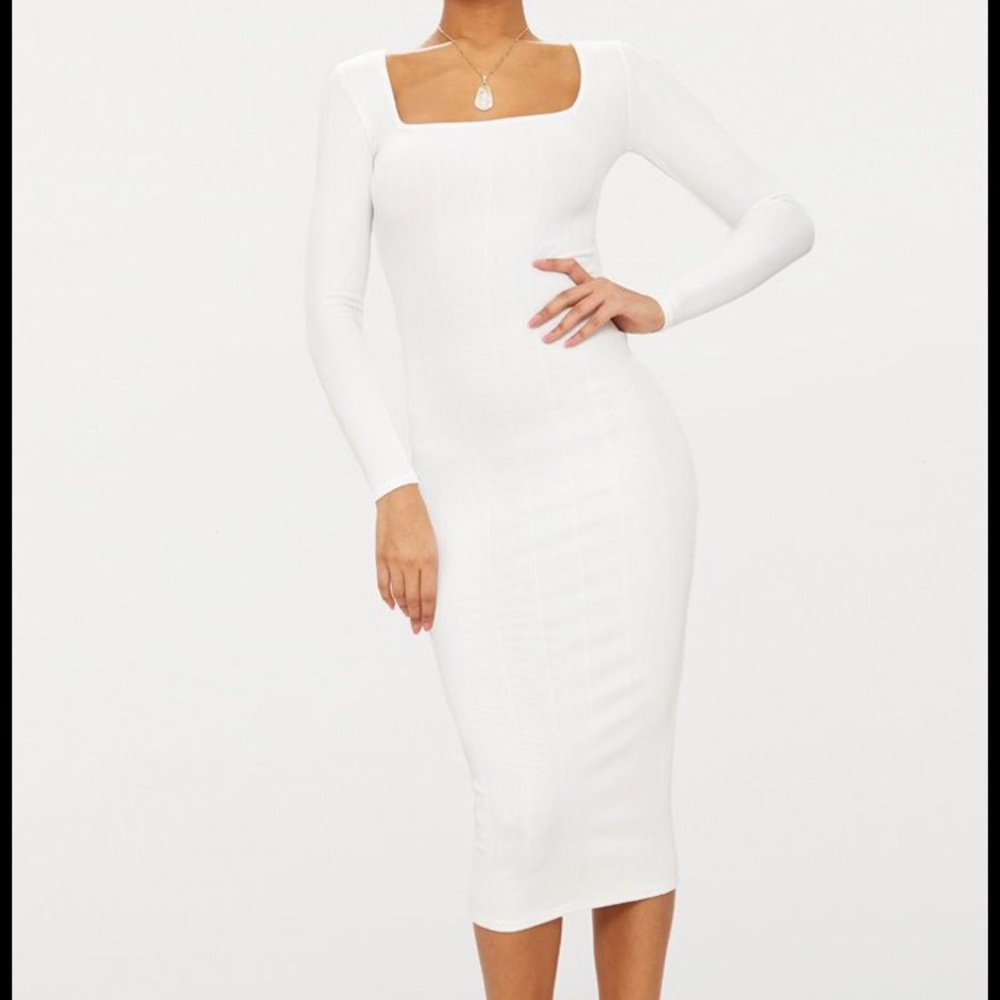 PRETTY LITTLE THING/ white dress